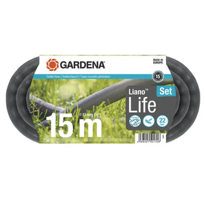 Gardena Textile Hose Liano Life Set 13mm (1/2") 15mm