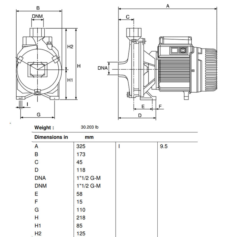 DAB Jetcom Pressure Pump - Dural Irrigation