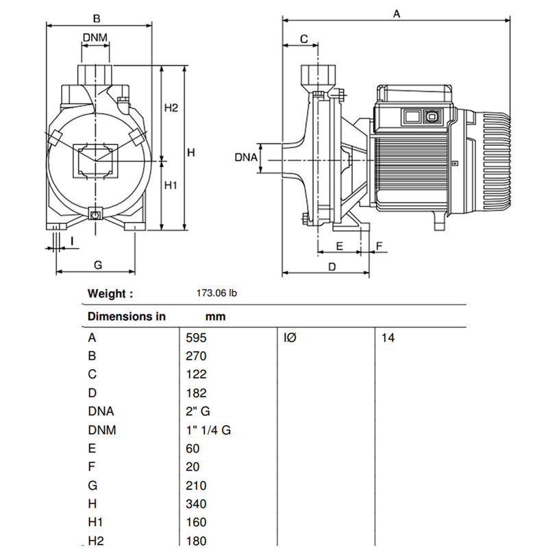 DAB Jetcom Pressure Pump - Dural Irrigation