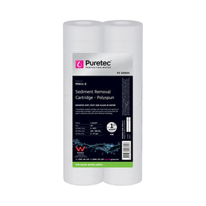 Puretec PX Series Polyspun Sediment Cartridge Twinpacks