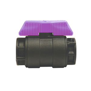 Philmac Plastic Ball Valves (Lilac Handle)