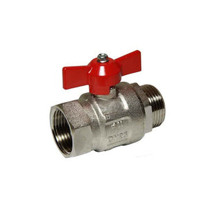 Nickel Coated Brass Ball Valve T-Handle