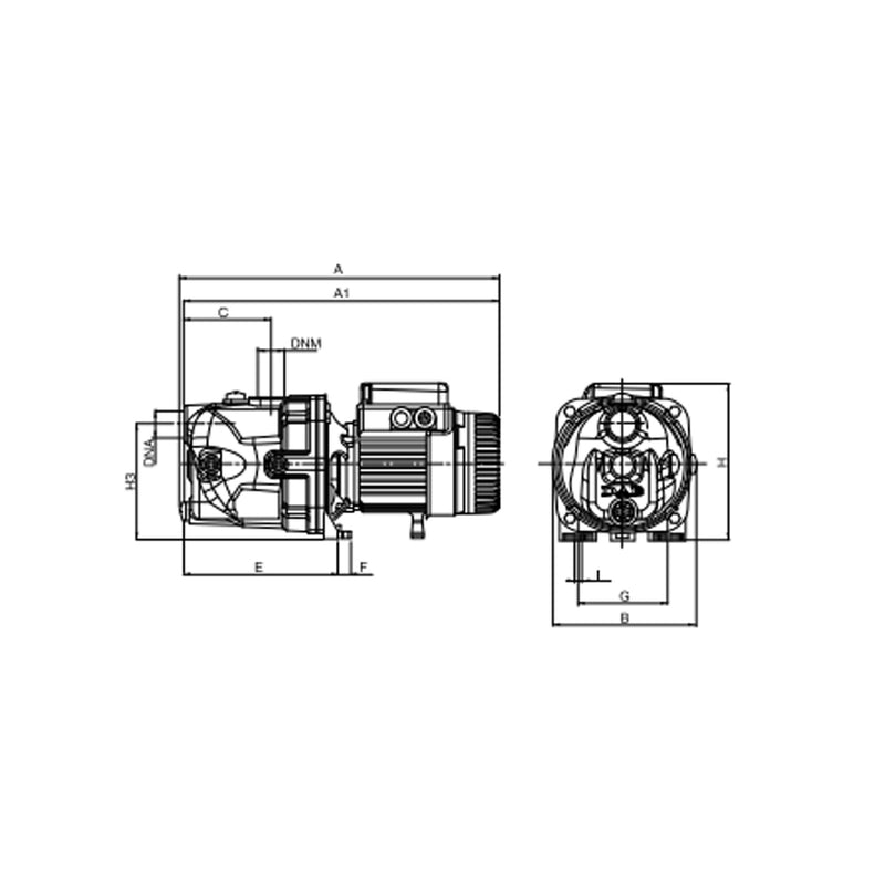 DAB Jet nXt Cast Iron Jet Pump - Dural Irrigation