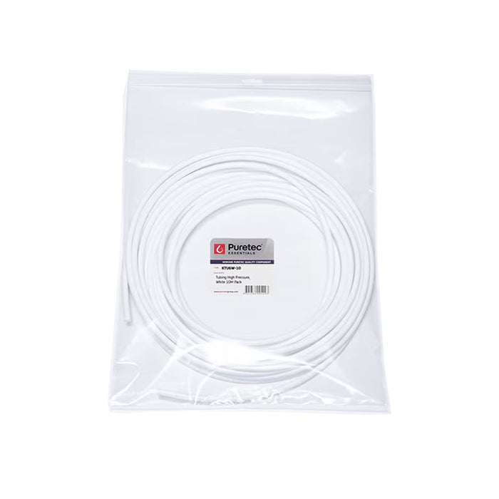Puretec Kwik Connect tubing for 1/4 Tube White 10m Pk