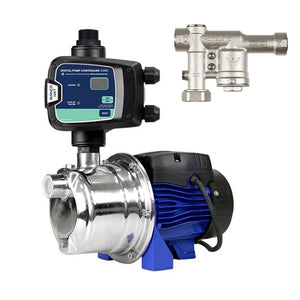 Bianco INOX Domestic Pressure Pump Plus Acquasaver Combo