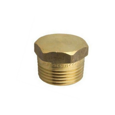 Brass Hexagon Threaded Plug - Dural Irrigation