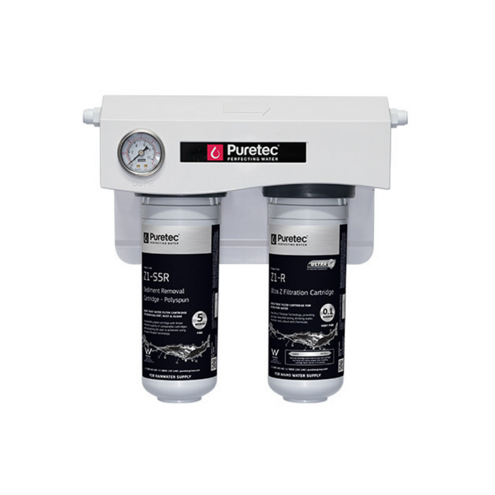 Puretec Z1-RW-K Dual Undersink Rainwater Filter Kit