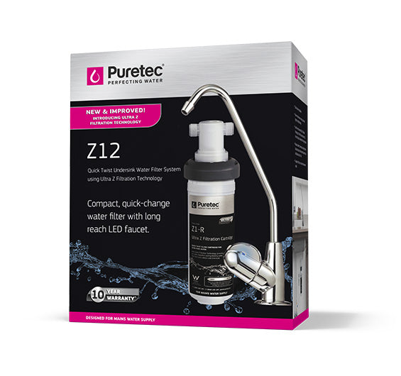 Puretec Z1 Series Quick-Twist Filter System with Faucet