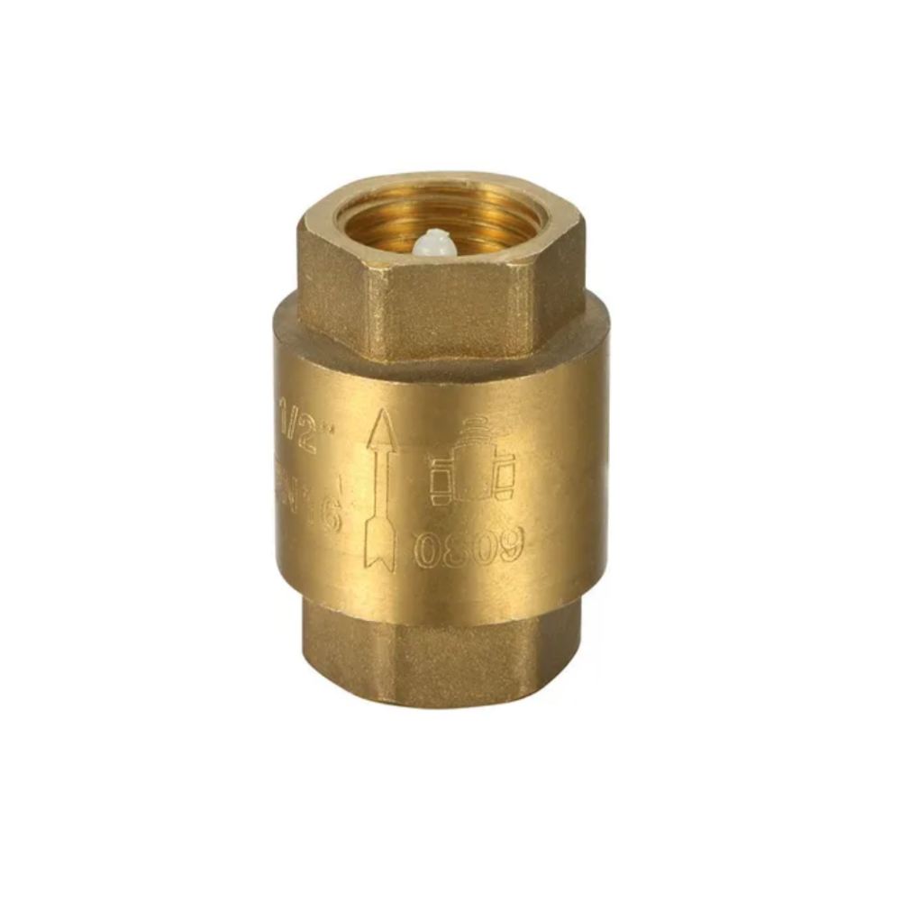 Spring Back Check Valve Brass Spring Check Valve - Dural Irrigation