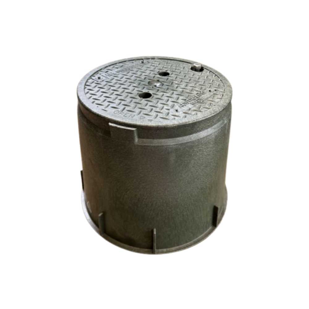 Round Valve HR Products Round Commercial Heavy Duty Valve Boxes - Dural Irrigation